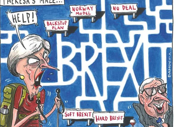 Cartoonist Graeme Bandeira's latest depiction of Brexit.