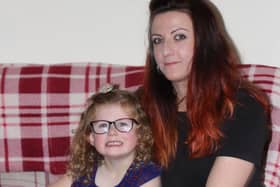 Gemma Swales and her daughter Poppy, who has a food allergy.