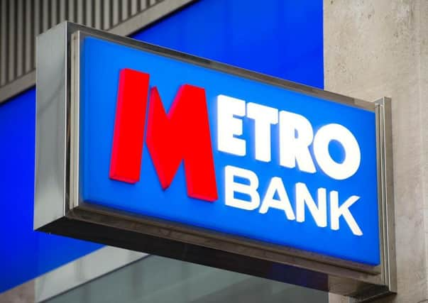 Metro Bank. Pic: PA.