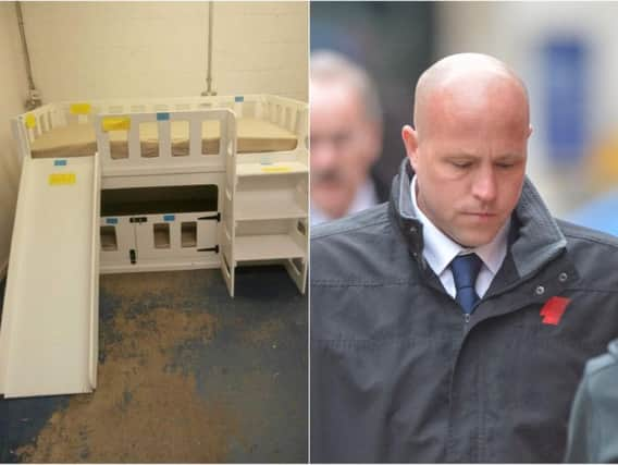 Craig Williams, 37, designed this cot in which a baby died