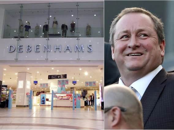 Mike Ashley owns  30% share of Debenhams