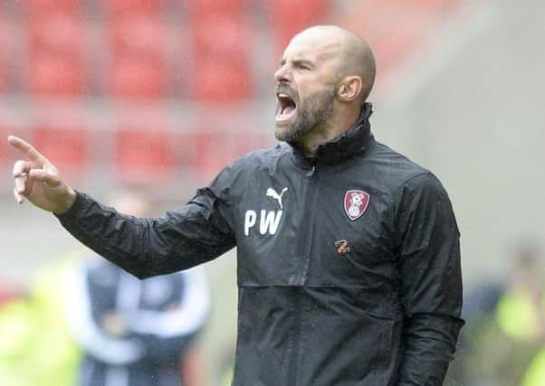 Rotherham United manager Paul Warne.