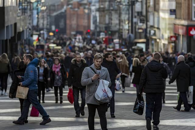 Shoppers will find an array of outlets to splash their cash in Leeds city centre