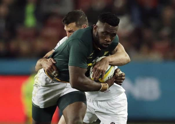 South Africa's captain Siya Kolisi.