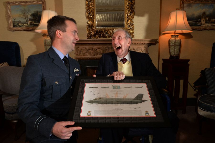 Surprise anniversary party for survivor of RAF raid on the Tirpitz