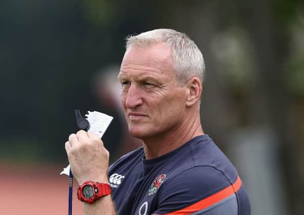 Simon Middleton, the England Women head coach looks on during a training session. Picture: David Rogers/RFU/The RFU Collection