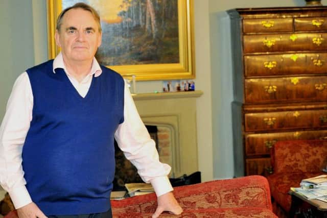 Lord Kirkhope at home in Knaresborough, North Yorkshire.