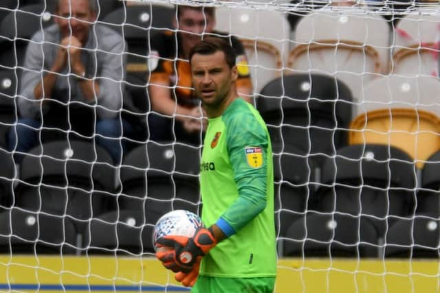 SHOT-STOPPER: Hull City goalkeeper David Marshall. Picture James Hardisty.