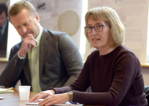 Mel Kanarek at a roundtable event in Sheffield. Pic: Marisa Cashill