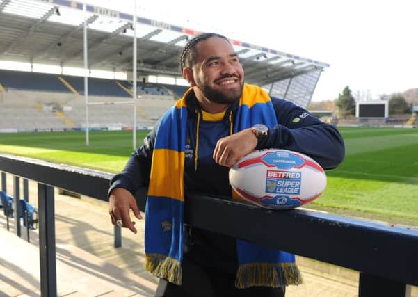 Leeds Rhinos' new signing, Konrad Hurrell. Picture: Tony Johnson.