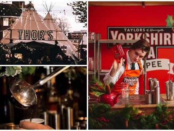 Visitors to York have the choice of two Christmas-themed tipis to enjoy