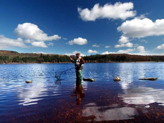 The reservoir is used by anglers who have sole fishing rights on the reservoir