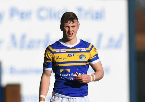 LOCAL HERO: Leeds Rhinos' Harry Newman.
 Picture Jonathan Gawthorpe