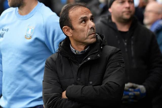 Looking over his shoulder: Owls manager Jos Luhukay (Picture: Steve Ellis)