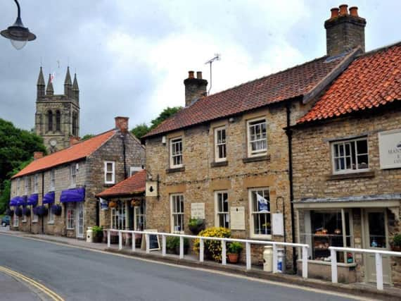 North Yorkshire Police tracked down Joseph Burnside in Helmsley and took him into custody. Picture by Gary Longbottom.