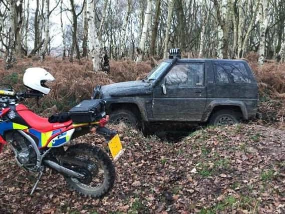 Police issued an appeal following a pursuit and finding this vehicle abandoned. Photo: West Yorkshire Police