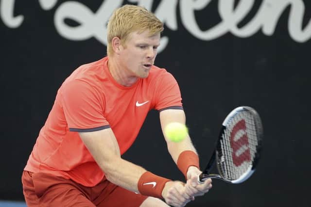 British No 1 Kyle Edmund. Picture: AP/Tertius Pickard