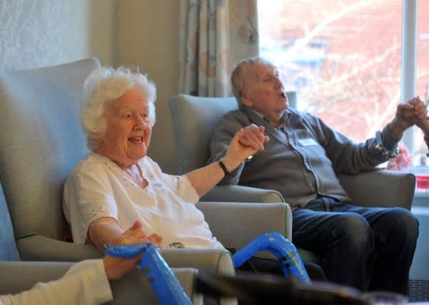 Yorkshire Dance has been working with residents at The Grove, Pudsey care home in a project aimed at tackling loneliness and isolation.  Pudsey Picture Tony Johnson.