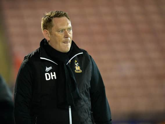 Bradford City manager David Hopkin