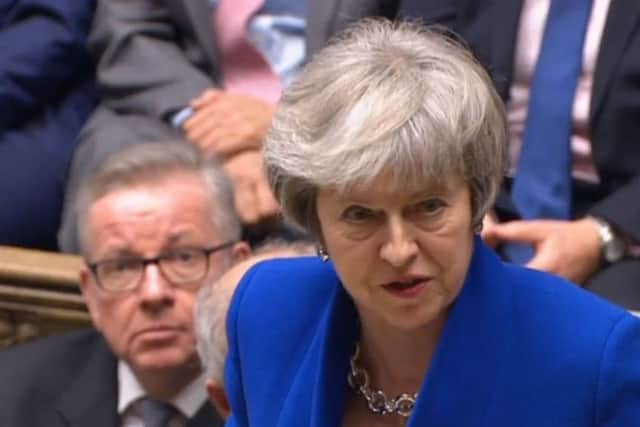 Prime Minister Theresa May speaking in the House of Commons, London, after MPs rejected Labour's motion of no confidence by 325 votes to 306. PRESS ASSOCIATION Photo. Picture date: Wednesday January 16, 2019. See PA story POLITICS Brexit. Photo credit should read: House of Commons/PA Wire