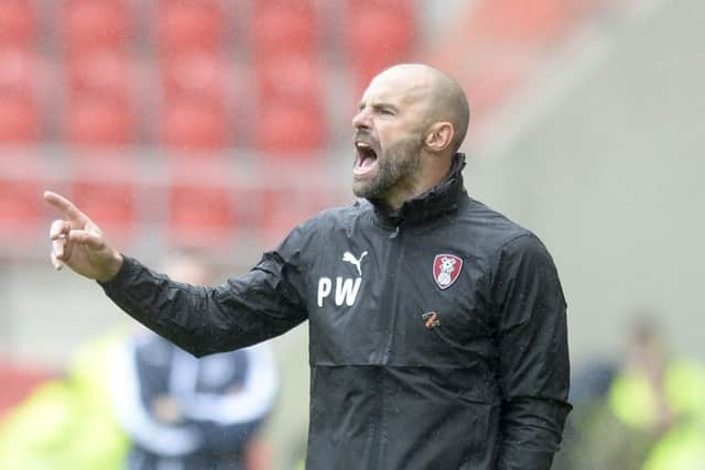 SELF-BELIEF: Rotherham United manager Paul Warne