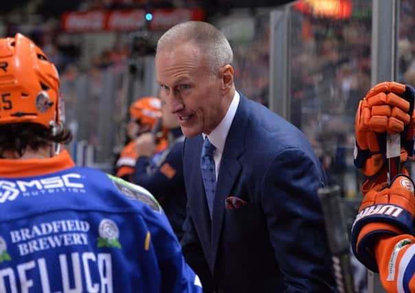 HOPEFUL: Sheffield Steelers' head coach, Tom Barrasso. Picture: Dean Woolley.