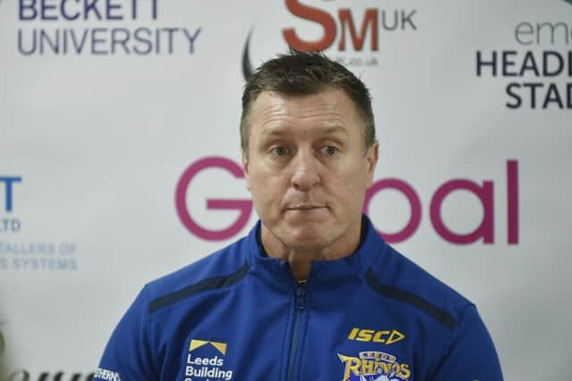 NEW ERA: Leeds Rhinos' head coach Dave Furner