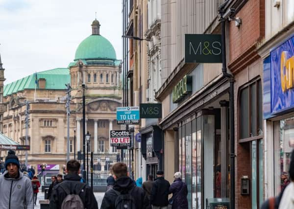 Shoppers in Hull in January. Picture: James Hardisty