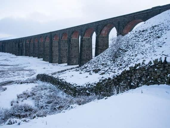 Ribblehead Viaduct, carrying the Settle to Carlisle line over the Moss - or moor - through the north of Yorkshire in Ribblesdale. PIC: Stuart Petch