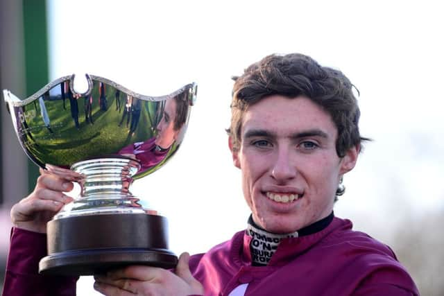 Jack Kennedy after winning the Irish Champion Hurdle on Apple's Jade.