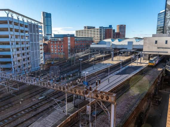 The man was seriously injured during an altercation on the concourse at Leeds Station.