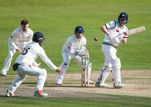 Yorkshire's Gary Ballance bats at Headingley.