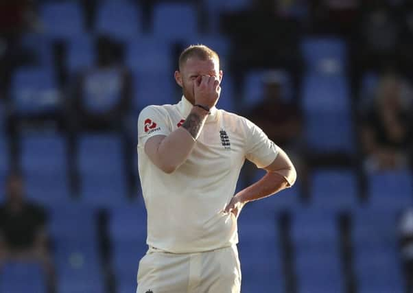 England's Ben Stokes Picture: AP/Ricardo Mazalan