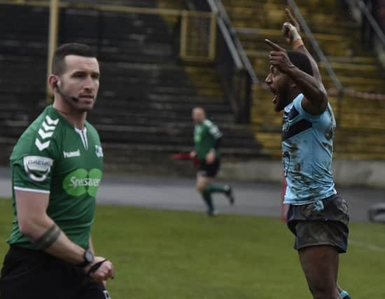 Watson Boas produced an immense display as Featherstone Rovers claimed their first victory under Ryan Carr. PIC: Matthew Merrick.