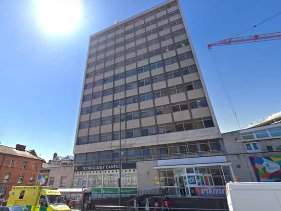 Leeds Technology College in Woodhouse Lane. (Credit: Google)