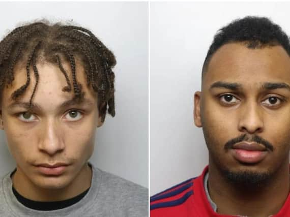 Emile Riggan and Shaheem Isaac were sentenced at Leeds Crown Court.