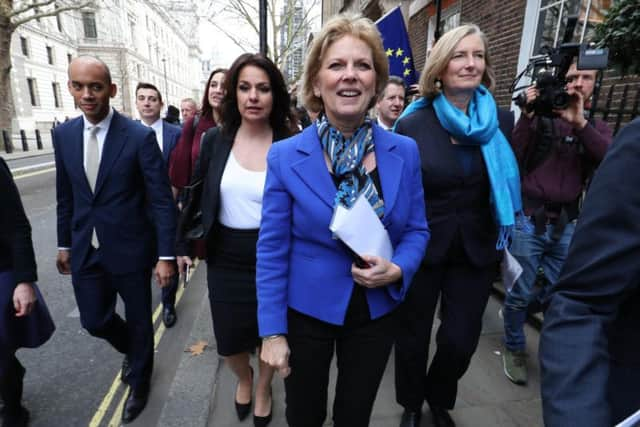 All eleven MPs in the new Independent Group attended the Westminster press conference together.