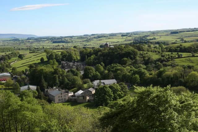 The school has sensational views over the Yorkshire Dales.