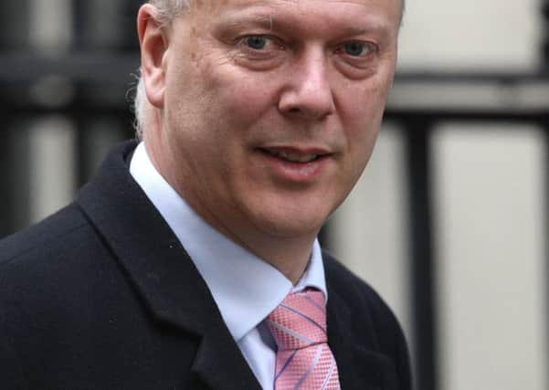 Transport Secretary Chris Grayling.