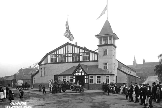 Barnsley Olympia skating Rink later Pavilion cinema.