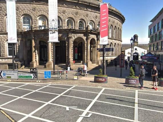 He walked up to two officers outside the Corn Exchange in the early hours of the morning as they were taking part in an operation to target street robbers. PIC: Google