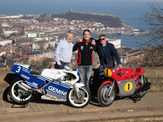 Eddie Roberts, Shaun Dalton (chairman of the  One Nine Four Six Marshals Association) and Mick Grant. Photo by GTHpicsnaps.