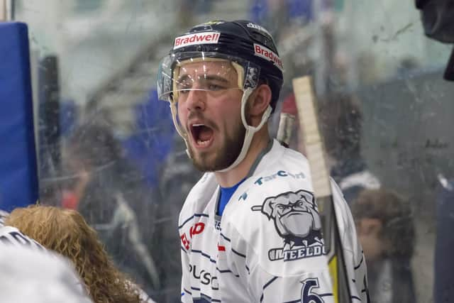 Sheffield Steeldogs' player-coach, Ben Morgan. Picture courtesy of Sheffield Steeldogs/Peter Best.