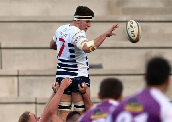 Yorkshire Carnegie's Josh Bainbridge.