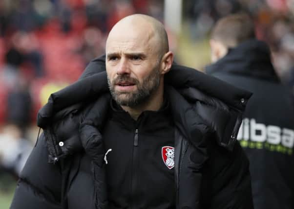 Defeat no disgrace: Millers chief Paul Warne at Bramall Lane. Picture: Simon Bellis/Sportimage