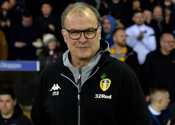 Leeds Uniteds head coach Marcelo Bielsa is not being distracted by Saturdays derby with Sheffield United (Picture: Bruce Rollinson).