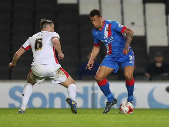 Jonson Clarke-Harris in action for Doncaster Rovers