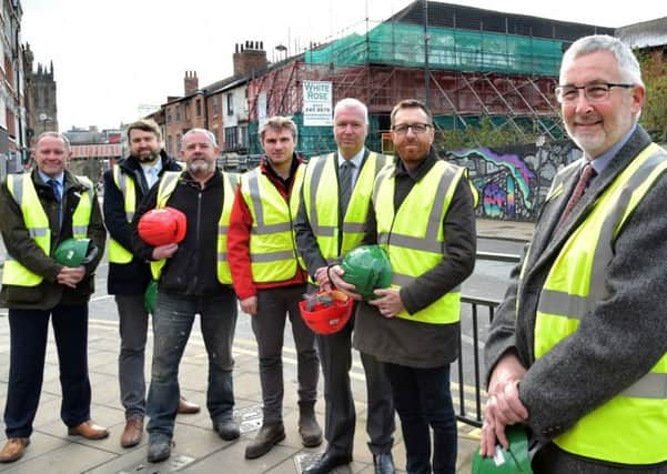 Contractors have moved in on First White Cloth Hall in Leeds.