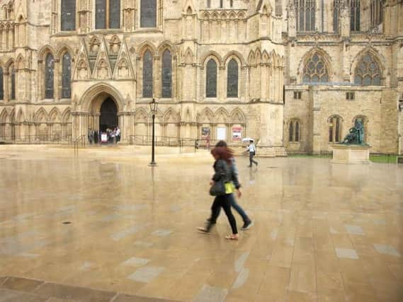 Marshalls supplied the paving around York Minster