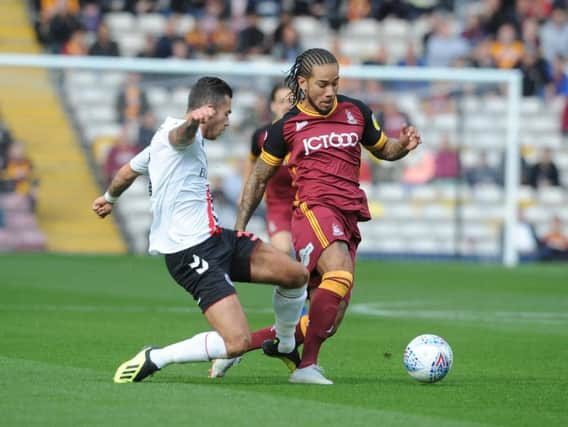 Bradford City midfielder Sean Scandell